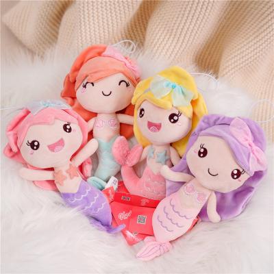 China Soft Custom Kawaii Mermaid Plush Toy Children Birthday Gifts Lovely Mermaid Princess Rag Doll for sale