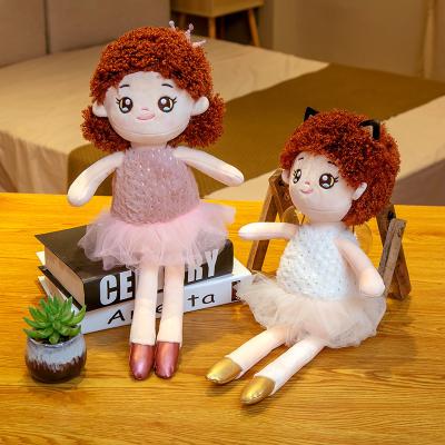 China New Design Cotton Rag Doll Children Birthday Gift Custom Plush Toy Princess Stuffed Ballerina Dolls for sale