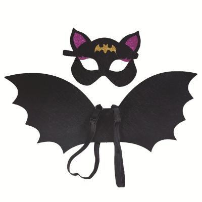 China Popular Halloween cosplay kids party decoration Halloween children's party costume non-woven fabric bat wings mask costume for sale