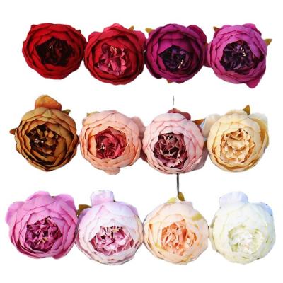 China Natural touch Hot-selling artificial peony flowers in various colors for home decoration peony bouquet for sale