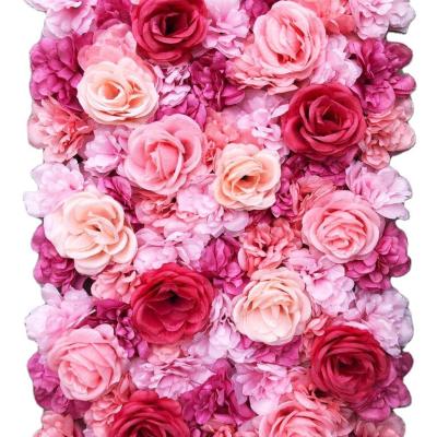 China Fashional Artificial Flowers FW-003 Artificial Flower Wall Panels Flower Panel Backdrop Wall Decor for sale