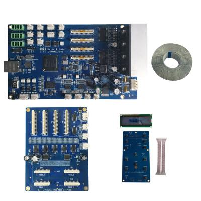 China Print 7610 Double Head Board For ECO Solvent Printer Network Flat Cable Version Board For UV Dtf Printer for sale