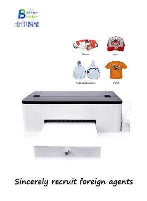 China A3 UV DTF Printer Heat Transfer L1800 Garment Dtf Film Digital Flatbed Printer for sale