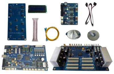 China Uso principal del sistema de la impresora de chorro de tinta DX7 cuatro para la impresora plana ULTRAVIOLETA en venta