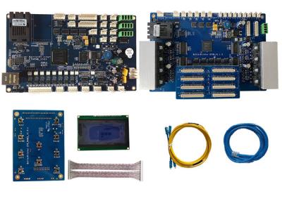 China Melhore o sistema de controlo da impressora a jato de tinta da impressora, placa principal do Inkjet da interface de rede DX5 quatro, uso para a impressora do leito à venda