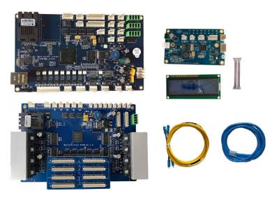 China Sistema de impresora de inyección de tinta de cuatro cabezales DX5 de red Gigabit de placa de inyección de tinta de impresora plana UV en venta