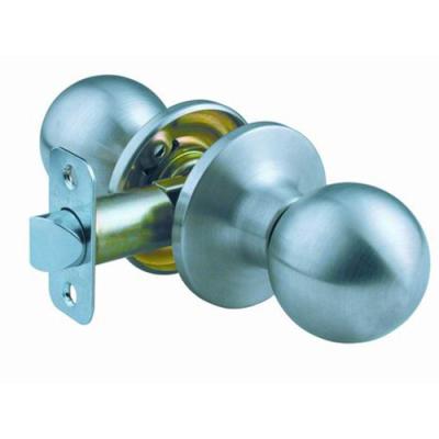 China High Quality Door Stainless Steel Door Handle Round Cylindrical Knob Lock Set for sale