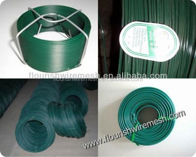 China Wire Binding PVC Clothes Rail/Colored PVC Coated Wire/PVC Coated Floral Wire for sale