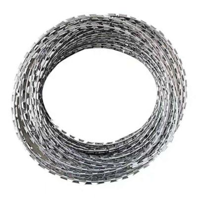 China Low Carbon Stainless Steel 304 BTO Stainless 22 Electrified New Design Razor Concertina Wire With Cliped Best Price for sale