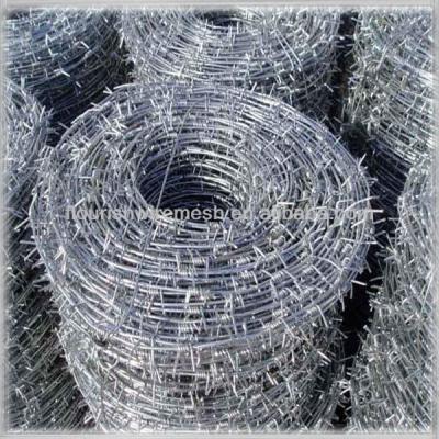 China Low Carbon Stainless Steel Cheap Weight Galvanized Barbed Wire Length Price Per Roll/Ton/Meter for sale