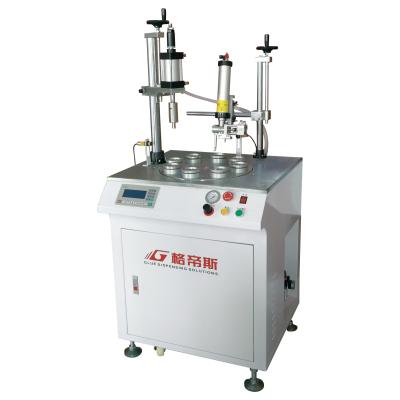 China Factory Light Bulb Punching Machine LED Bulb Midplate Punching And Gluing Machine With High Capacity Eight Station Bulb Glue Dispenser for sale