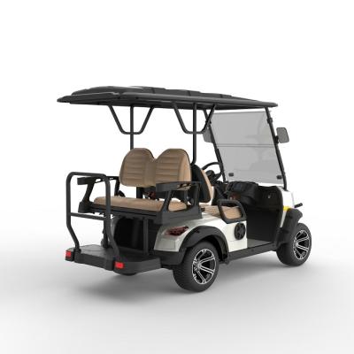 China Latest Design 2023 Guangzhou Factory 2 Golf Cart Gray White Red Green Club 4 6 Seater Golf Cart 4 Wheel Club Base Car Chassis 12X7 for sale