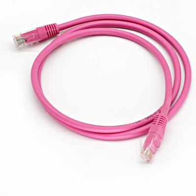 China PVC 0.5m, 1m, 2m, 3m, 5m UTP patch cord cat5e Cat5 patch cable with different color for sale