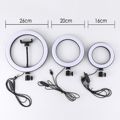 China Plastic+ ABS Factory Directly Supply Studio Light Ring Tripod Stand Selfie Phone Holder Lamp Camera Visual Lighting Led Ring Light Makeup for sale