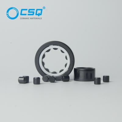 China Las bolas de cerámica PTFE de las razas de SSiC de los rodamientos de rodillos de NU 205 NU 202 NU 206 enjaularon en venta