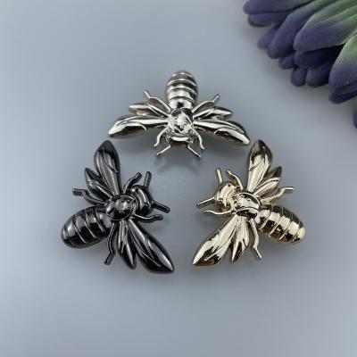 China Fashionable High Quality Customized Snap Fastener Nickel Free Alloy Metal 4 Part Bee Design Snap Buttons for sale