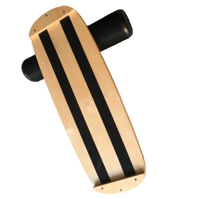 China Wooden Yoga Exercise Board Roller Balance Boards Balance Board Health Core Balance and Waist Trainer Products for sale