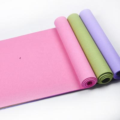 China Custom Built Eco-Friendly Wholesale Fitness Tape Shock Absorption Gym Pilates Fitness Tape Yoga Mat for sale