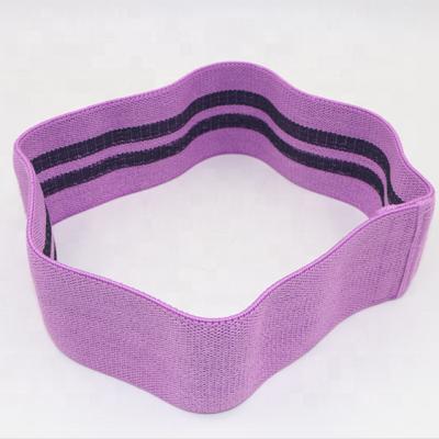 China Hot Selling Tension Elactic Band Fitness Stretch Cotton Fabric Hip Circle Training Resistance Band Ring Body Shaping for sale