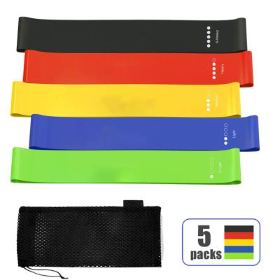 China Stan Custom Home Gym Fitness Exercise Mini Resistance Loop Bands Set Latex Home Accessories for sale