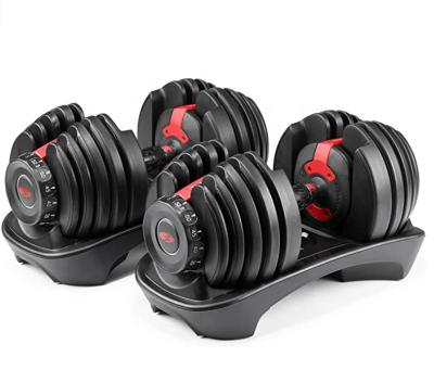 China Universal Workout Custom Logo Adjustable Weight Sets Home Gym Dumbbells For Sale Sales for sale