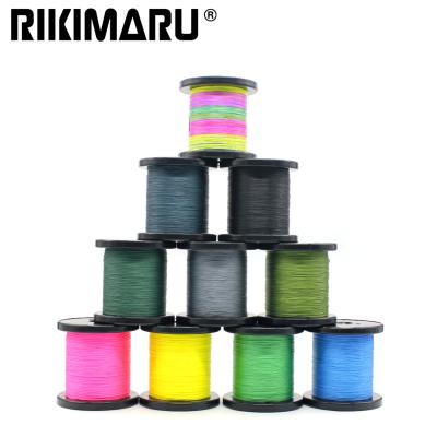 China OEM 2LB-300LbB 4/8/9 12X Float Cue Strands PE Braided Fishing Line 12X Custom Angling Line For Free for sale