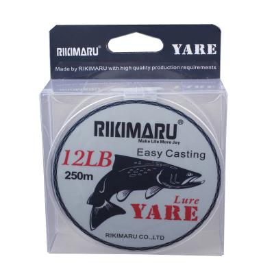 China Line 250m YARE Monofilament Nylon Fishing Line Carp Fishing Lines Polymer Hook Sink Length for sale