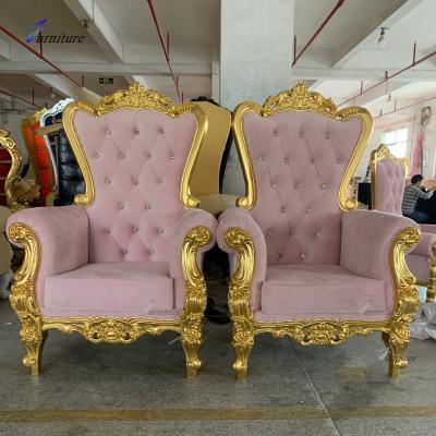 China Wedding Event Party Small Throne Chairs for sale