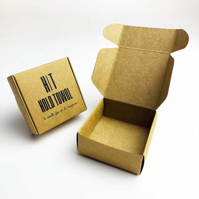 China Recyclable Recycle Handmade Vintage Kraft Paper Craft Cardboard Paper Soap Gift Black White Packaging Jewelry Box for sale