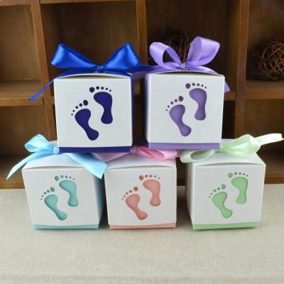 China Recyclable Foldable Wedding Birthday Candy Gift Boxes For Sale for sale