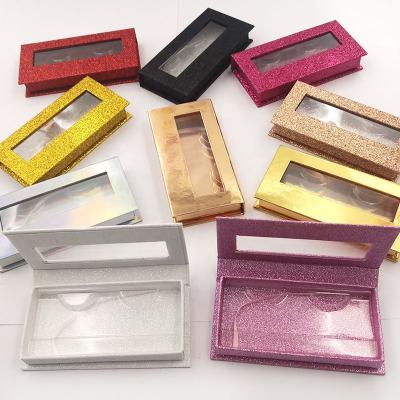 China Handmade Colorful White DIY Lash Eyelash Package Box With Transparent Lid Tray for sale