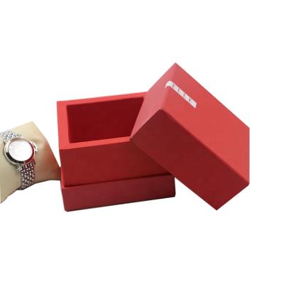 China Luxury Red Jewelry Gift Boxes Gift Packaging Jewelry Box Paper for sale