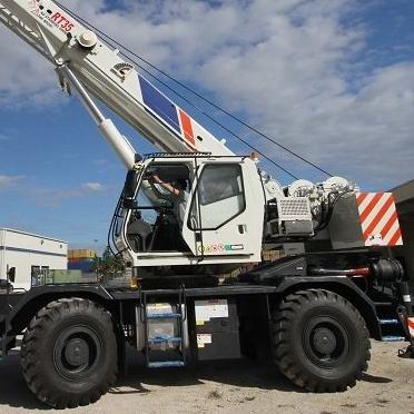 China TRUCK CRANE Famous Brand RT35 35 Ton Rough Terrain Mobile Crane in Indonesia for sale