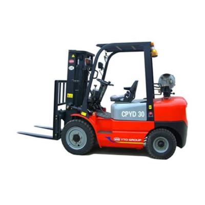 China Hotels YTO CPC30 Payloader 3tons Forklift Forklift Attachment for sale