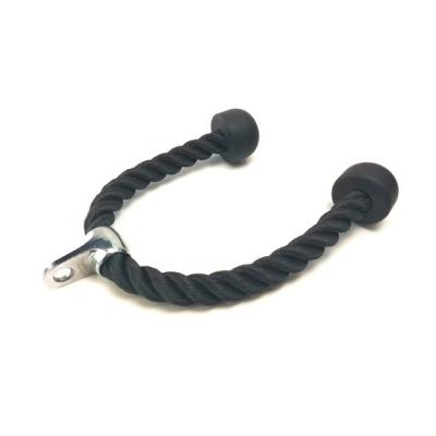 China Cable Attachment Artbell Fitness Tricep Nylon Rope With Double Handle Cable Attachment for sale