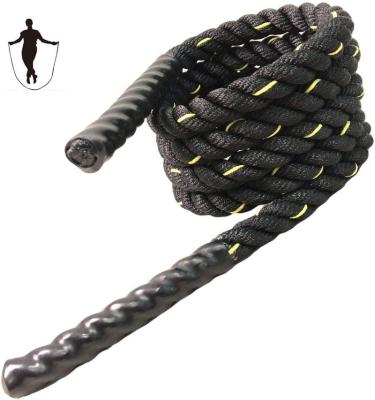 China Durable Heavy Weighted Jump Rope Battle Rope Workout Battle Ropes Jump Ropes For Women Men Full Body Workouts for sale