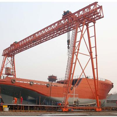 China Gantry Crane Hot Selling 01 container gantry crane 35 ton gantry crane travel lift boat double beam mobile gantry crane for sale