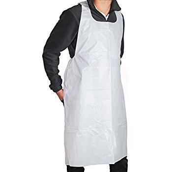 China Biodegradable Custom Plastic Kitchen Aprons Eco-Friendly PE Material Disposable Gown for sale