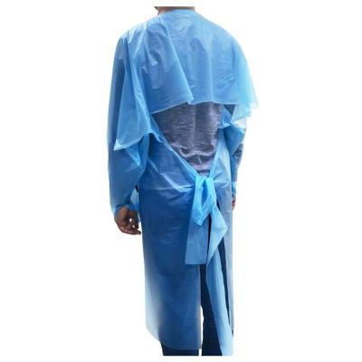 China CPE Antiviral Premium Disposable Cheap Long Sleeved Apron for sale