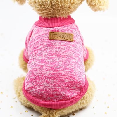 China 2022 Wholesale Pet Fleece Dog Sweater Luxury Stocked Winter Clothes Dog Clothes Pet Clothes For Dogs for sale