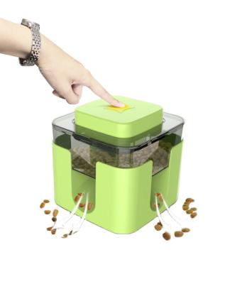 China Cat Dog Plastic Smart Toy High Capacity Food Stored Automatic Feeder Pet Training Pet Feeder For Pet for sale