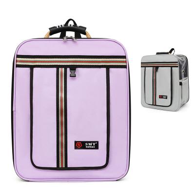 China Portable Stored Cat Backpack Pet Travel Bag Pet Carrier for Cats and Dogs Cat Bed Pet Carrier Bag for sale