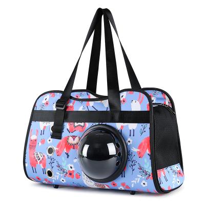 China Viable Wholesale Capsule Cat Dog Outdoor Pet Travel Bag Carry Travel Bag Cat Carrier Bag for sale