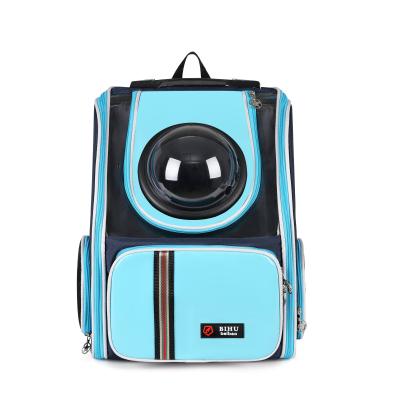 China Hot Seller Amazon Cat Carrier Outdoor Stored Pet Backpack For Pet Travel Set Pet Bag Package for sale