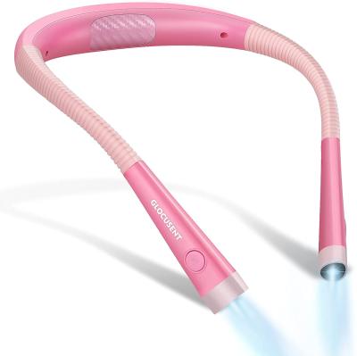 China Modern Led Light With 6 Brightness Levels Rechargeable Book Light Long Lasting Neck Reading Light For Reading for sale