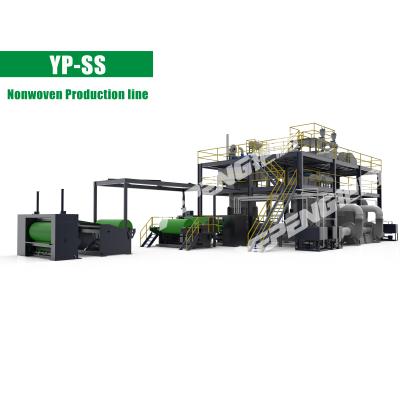 China Building Material Shops RPET Non Woven Fabric Making Machinery for sale