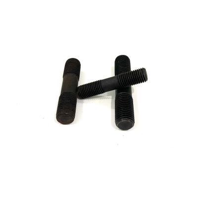 China Factory Direct Supply Anti-Corrosion Carbon Steel Black Thread Rod Double End Threaded Studs for sale