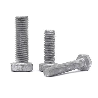 China China Anti-Corrosion Fasteners Galvanized High Precision Hex Bolts High Tensile Hex Head Bolts for sale