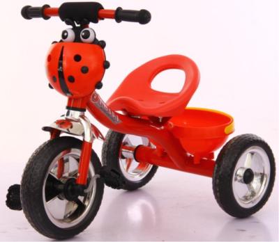 China Comfortable Outdoor Little Kids Tricycle With Seven Star Ladybug Basket for sale