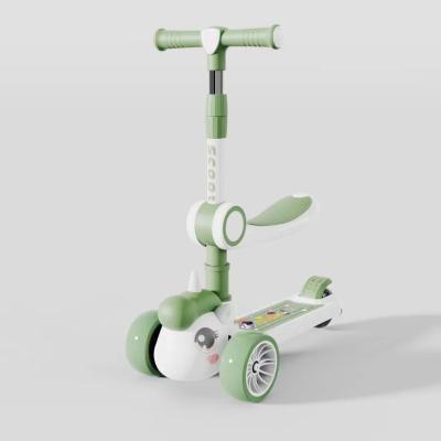 Κίνα Παιδιά Kick Scooter LED φωτισμένα τροχούς και 3 ρυθμιζόμενο ύψος χειριστήρια 3 τροχιά ποδήλατο για αγόρια και κορίτσια προς πώληση